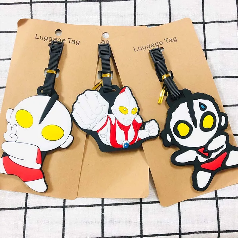IVYYE Ultraman стиль аниме аксессуары для путешествий багажная бирка на чемодан ID портативный держатель тегов ярлыки для багажа подарки Новинка