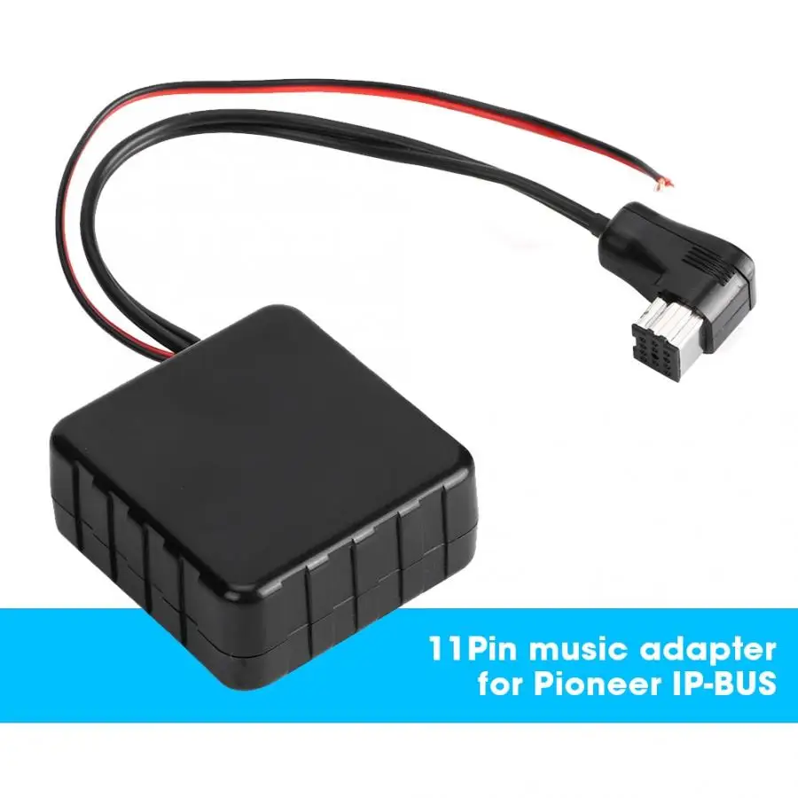 11Pin AUX USB Музыка адаптер кабель совместим с Bluetooth 5,0 подходит для Pioneer IP-BUS 4,5 V~ 14,6 V DC