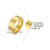 ZORCVENS 2022 New 8mm Man Punk Gold Color Tungsten Ring for Men Jewelry Wholesale ► Photo 3/6
