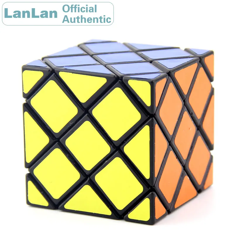

LanLan 8 Axis 6 Surface Hexahedron Skewbed Magic Cube Professional Speed Puzzle Antistress Fidget Educational Toys For Children