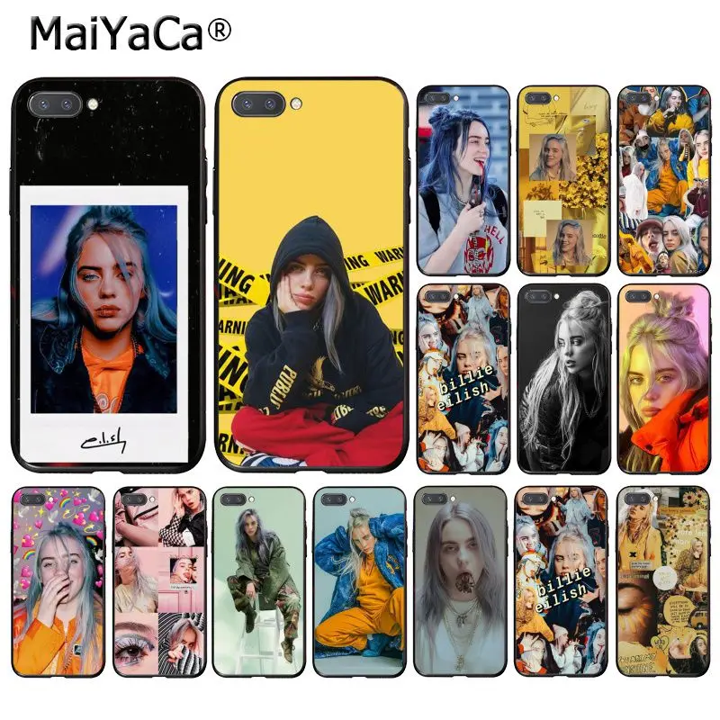 

MaiYaCa Billie Eilish Hot Music Singer Star Phone Case for Huawei Honor 8X 9 10 20 Lite Honor 7A 7C Honor10i View20