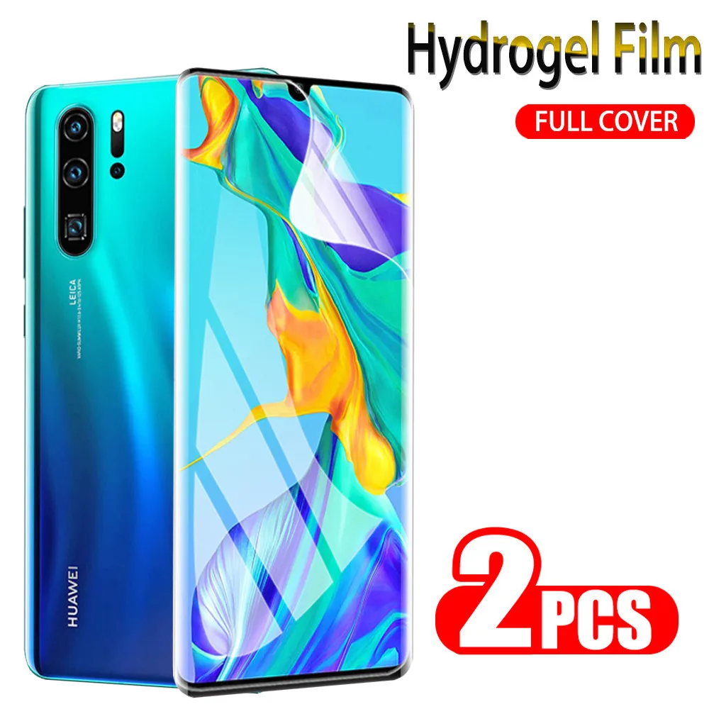 2 шт. Гидрогелевая защитная пленка 200D для Huawei P30 Pro P40 Lite P Smart Z 2019 | Мобильные