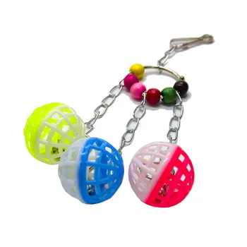 

Small and medium-sized parrot toys, bells bite, rattan