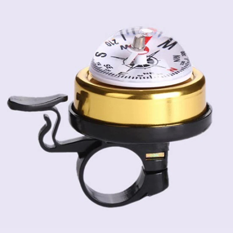 Bike Bicycle Invisible Bell Aluminum Loud Sound Compass Handlebar Safety  T sl 