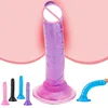 Black Huge Thick Big Dildo with Suction Cup Large Head Soft Silicone Real Feel Penis Cock Dildo Sex Toys for Women Adult Toys 1