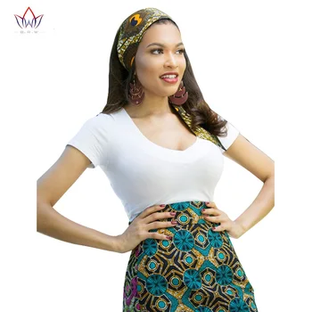 

BRW 2020 Double Side Handtie African Ankara Head Wraps For Women Ankara Scarf African Wax Print Head Bands Versatile WYB69