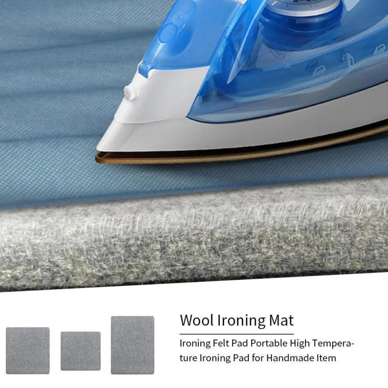 

Wool Pressing Mat Ironing Pad High Temperature Felt Ironing Board Anti-scald Protector Cloth Household Supplies