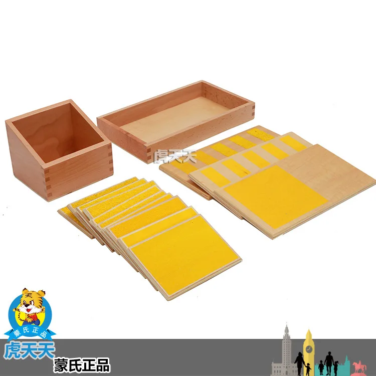 

Tiger Every Day Montessori Teaching Aids Kindergarten Sensory Educational Toy Touch Board Touch Pad