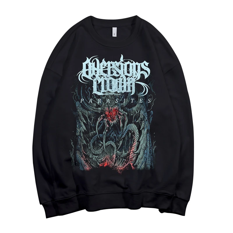 4 дизайна Aversions Корона Pollover Толстовка Рок толстовка панк sudadera уличная флисовая верхняя одежда тяжелый металл