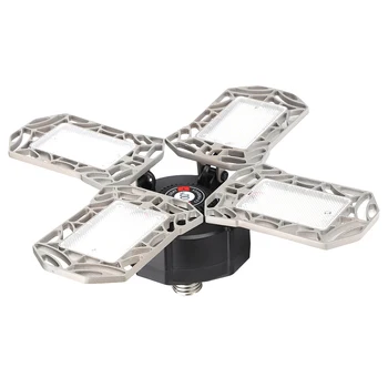 

E26 E27 Deformation Fan Garage Light 6500LM LED High Bay Industrial Lamp