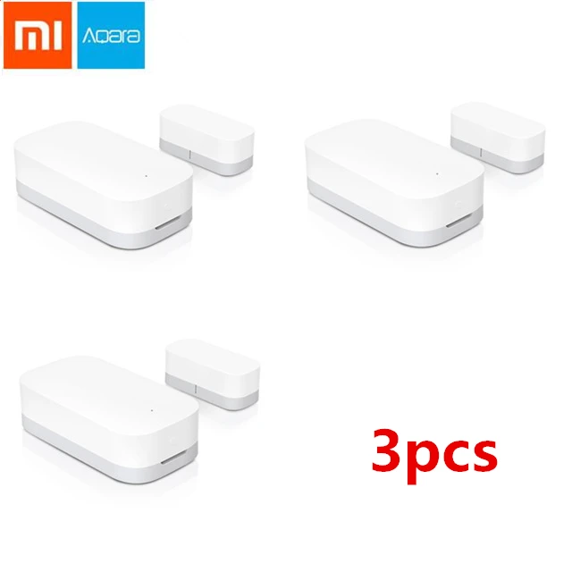 aqara version 3pcs Xiao mi jia Aqara датчик окна двери Zigbee беспроводное соединение умный mi ni датчик двери работа с mi Home приложение для Android IOS - Цвет: aqara version 3pcs