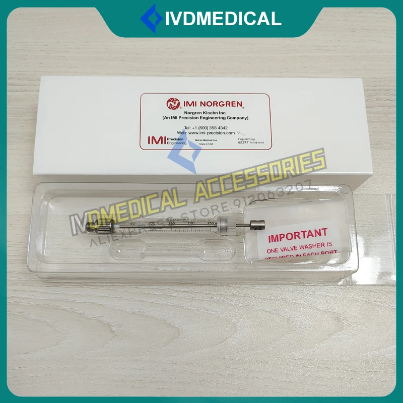 

3101-10-69301 801-3101-00001-00 For Mindray BC5100 BC5300 BC5180 BC5380 250ul Glass Syringe For Injecting Sample Into Flow Cell