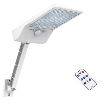 

48 led 800 LM outdoor solar lights Waterproof remote Motion Activated street Wall Bright With Solar Garden Lamp