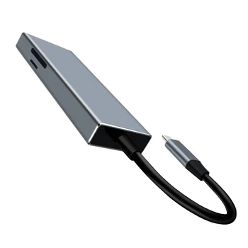 

2020 New 7 in 1 USB C Data Hub 3-Port USB 3.0 TF Card Reader PD Charging 4K HDMI Display for MacBooks for iPad Laptop