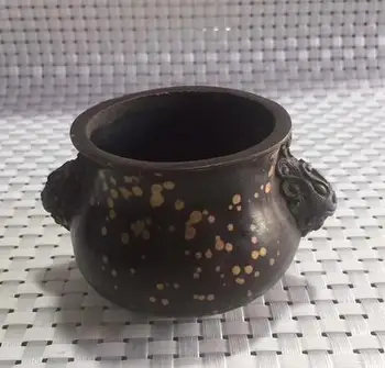 

Collection Chinese Pure Copper Carving Incense Burner Censer Auspicious Household Decoration Fengshui Decoration