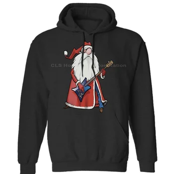

SANTA CLAUS GUITAR ROCK STAR christmas A17 Hip Hop Mens Unisex (Womens) Winter Hoodies Sweatshirts Free Shipping