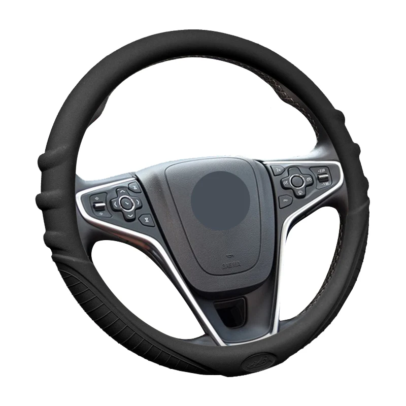 

6 цветов Универсальный чехол рулевого колеса автомобиля Обёрточная бумага силиконовые Нескользящие прочные крутые Volant Оплетка на руль автомобиля протектор