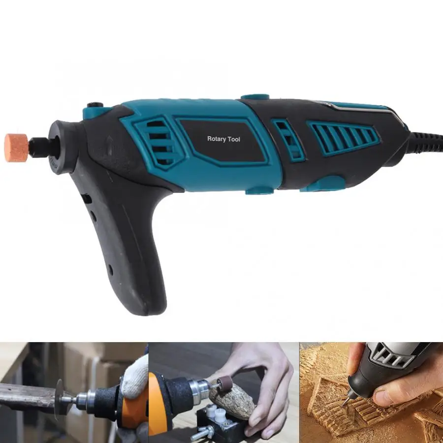 

220V/50HZ 170W Professional Rotary Tool Kit Electric Drill Rotary Tool Grinding Polishing Cutting Set Domestic Delivery