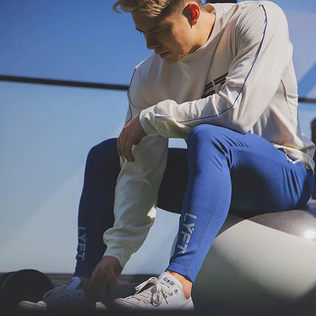LYFT PIPING STRETCH PANTS Mens Sweatpants Running Sports Jogging Pants Men Trouser Tracksuit Gym Fitness Bodybuilding Men Pants 1