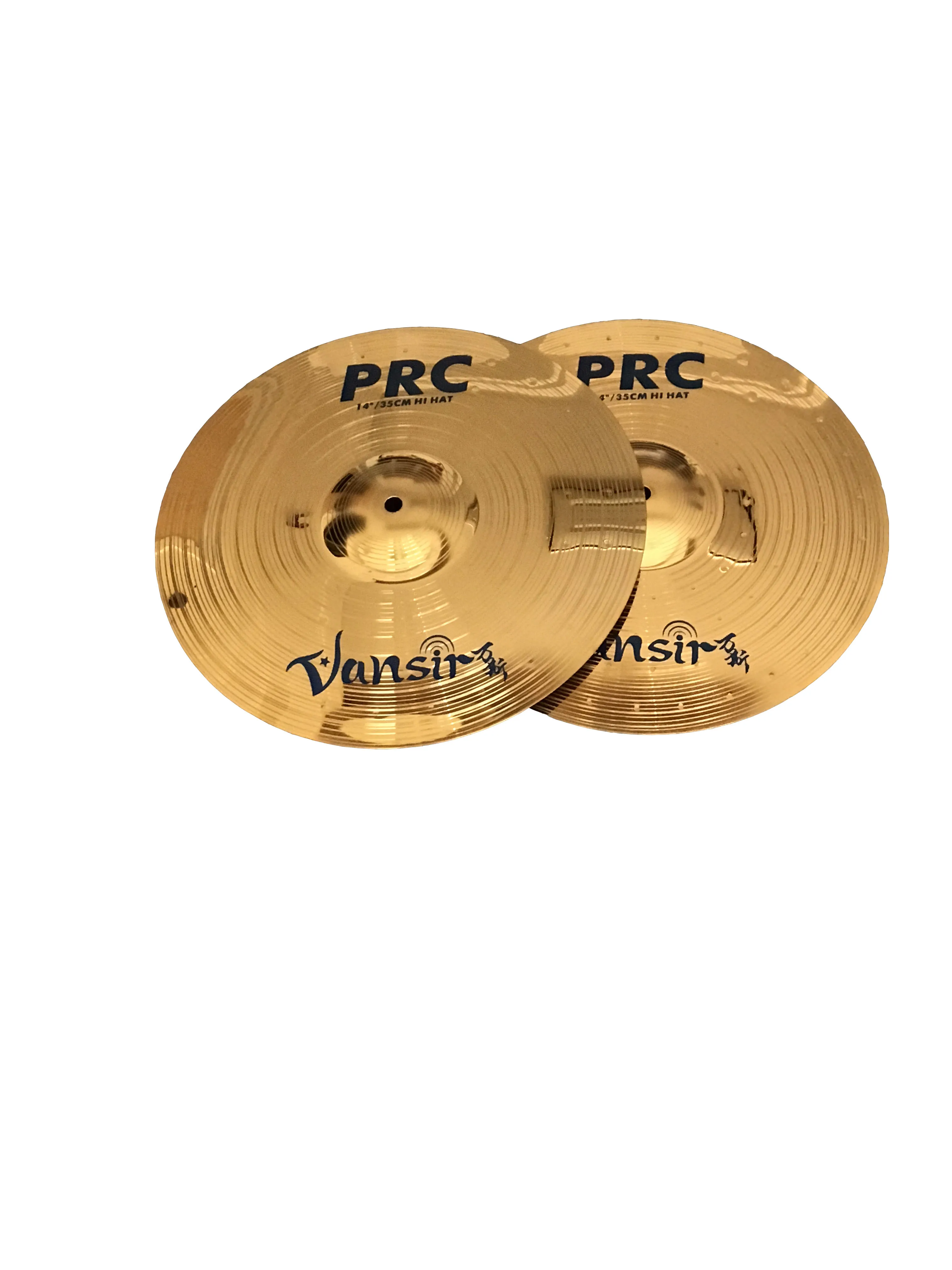 Vansir Polishing Alloy Cymbals Gold Color 14''HH For Sale