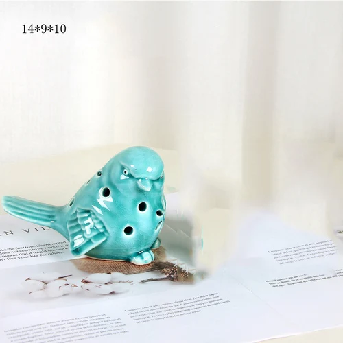 Bird Фарфоровая резьба, Ночная Сова, ремесла, украшение для дома, совы, керамические украшения, милые животные, Подарочная модель, Ретро стиль, старый стиль, высота 12 см - Цвет: Bird