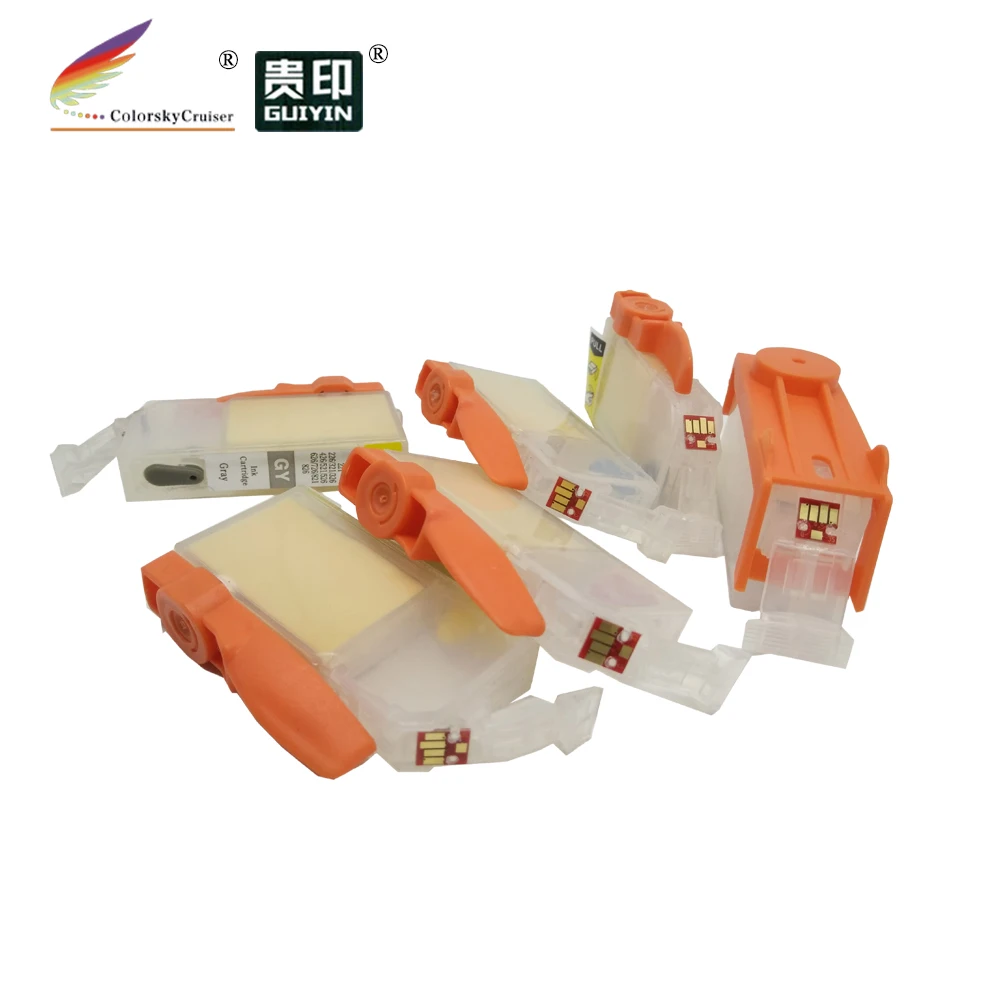(RCC125 6) многоразовый чернильный картридж для Canon PGI125 CLI126 pgi 125 cli 126 PG PG125 PIXMA MG6110