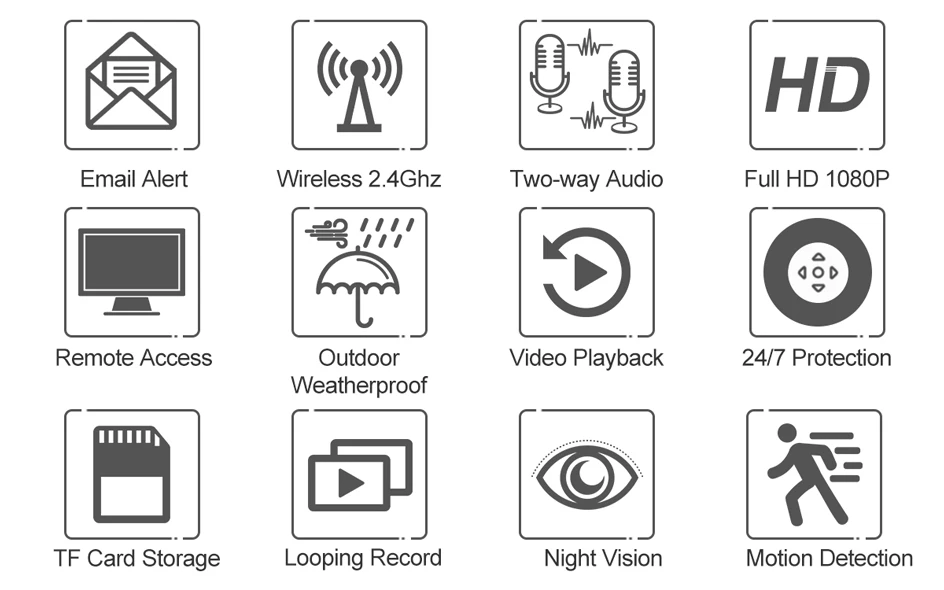 Misecu h.265 ptz wi fi câmera ip