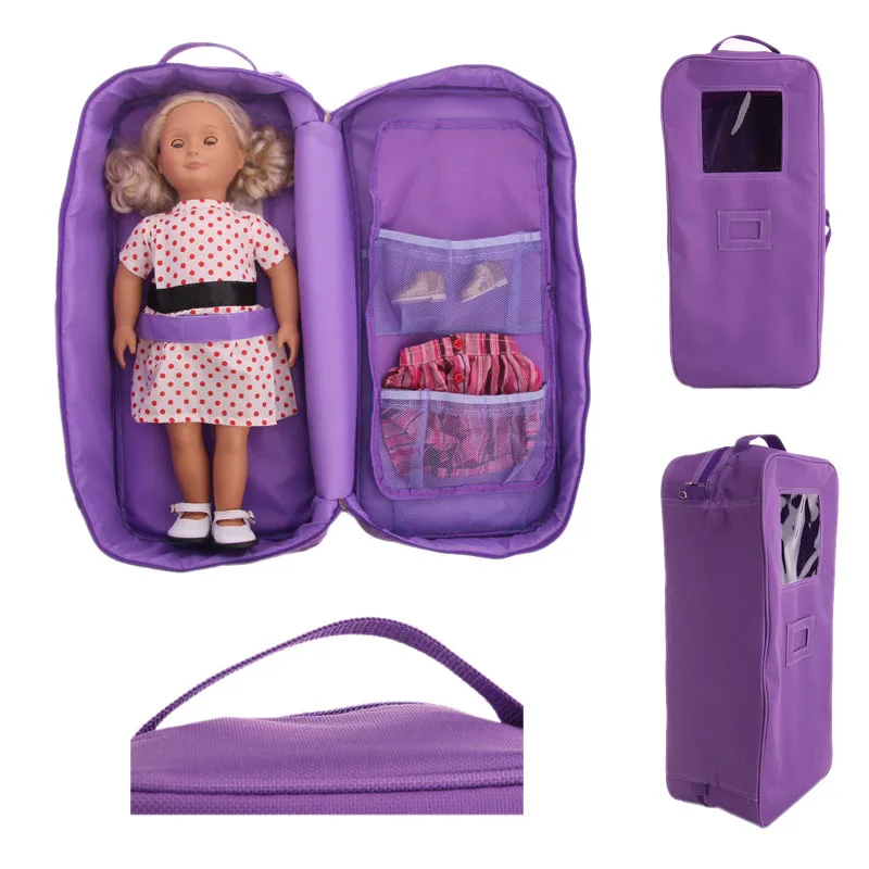 Куклы Аксессуары 5 цветов портативные сумки для 18 дюймов американский и 43 см Born Baby наше поколение Рождество День рождения подарки для девочек