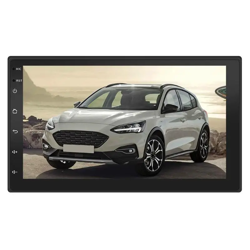 Android 8,1 2 Din автомобильный стерео MP5 плеер fm-радио автомобильный аудио gps Nav WiFi BT USB радио с скоростным дисплеем нет/с камерой заднего вида