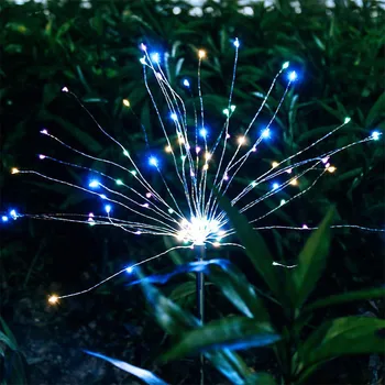 

Solar Fireworks Lights Christmas Decoration 35 Line 105 Lights New Fireworks Lights Into The Pole Fireworks Lights Lanterns