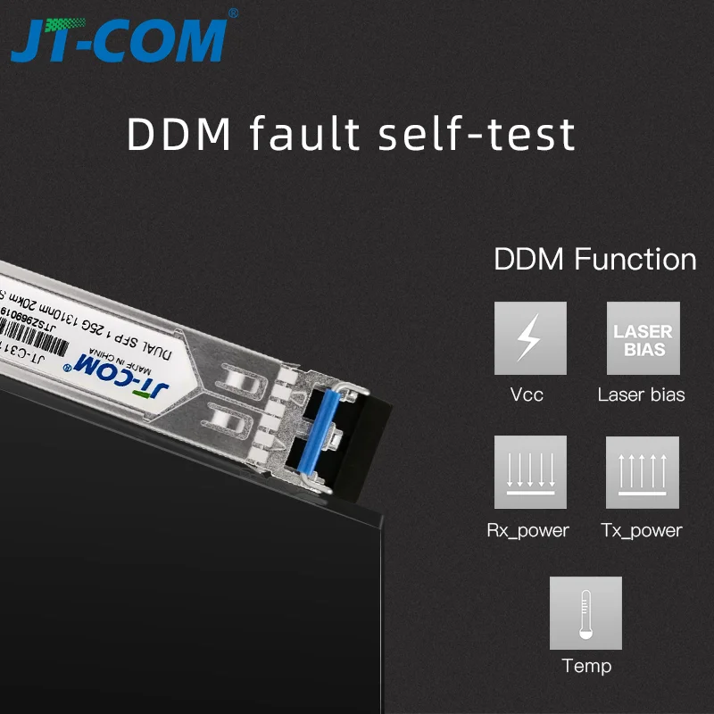 Оптический SFP модуль 1 Гбит Gigabit 20 км 120 DDM дуплекс LC Mini Gbic 25 Г Оптоволоконный Модуль