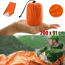 Travel-Bags Emergency-Sleeping-Bag Survival Outdoor Waterproof Winter Autumn 2pcs Picnic-Pad