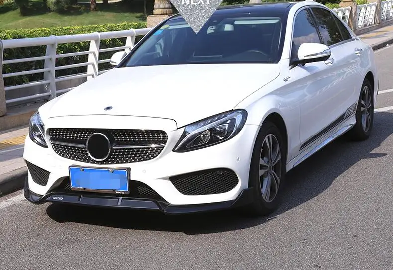 Передний бампер для Mercedes Benz W205 диффузор C Class C200 C180 задний спойлер|Обвесы| |