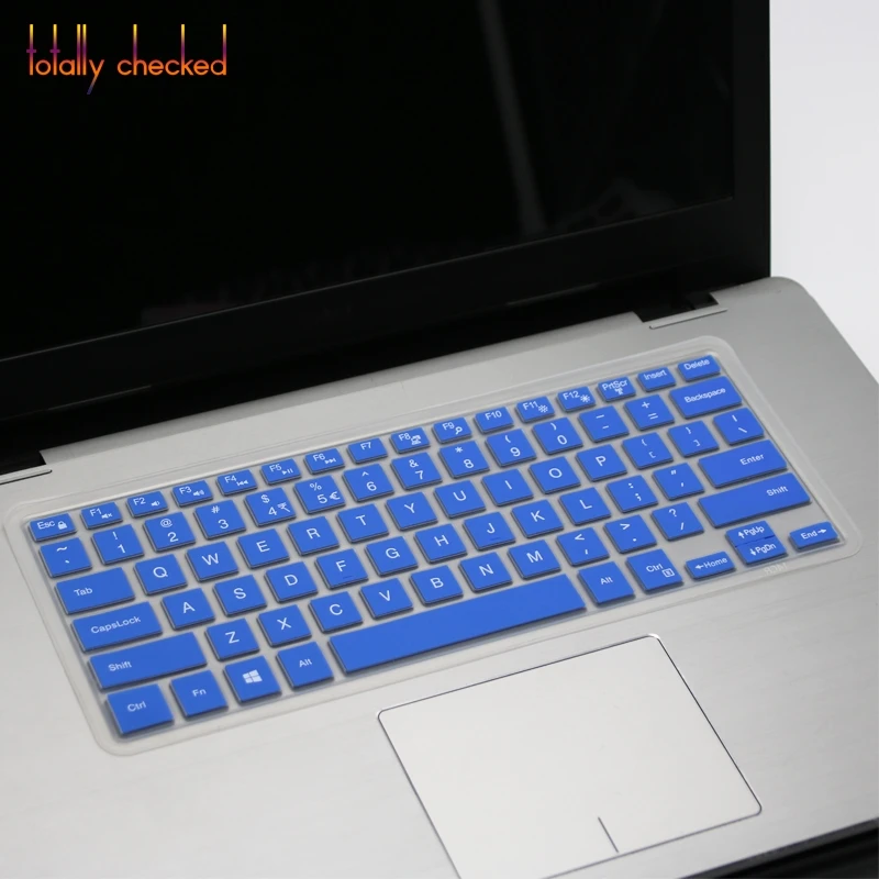 Чехол для клавиатуры ноутбука для ухода за кожей кожи Dell Inspiron 14 дюймов 5000 серии 5458 5481 5447 5455 5480 i5481 i5379 i5482 i5481 i5485 - Цвет: blue