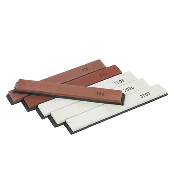 

New 6pcs/set Kitchen Tools Knife Sharpener with Base Whetstone Set Grindstone for Knives for Fixed-angle Tools Accessories Gadge
