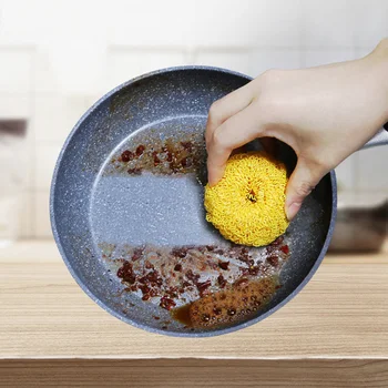 

Do not hurt the pot cleaning brush magic cleaning sponge microfiber scouring pad pot bowl cleaning ball kitchen washing tools