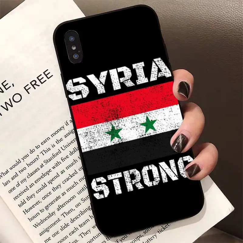11 phone case Syria Flag Phone Case for iPhone 11 12 13 mini pro XS MAX 8 7 6 6S Plus X 5S SE 2020 XR case phone cases for iphone xr