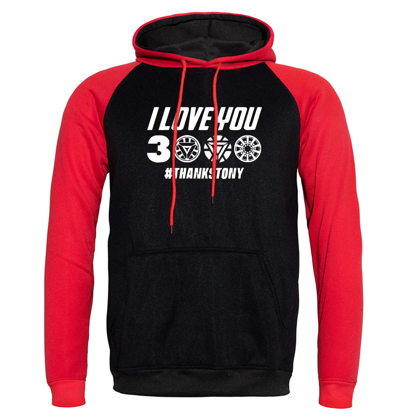 

Fashion Hip Hop Hoody 2019 Autumn Winter Man Sweatshirts Raglan Hoodies Iron Man Stark I Love You 3000 Print Long Sleeve Leisure