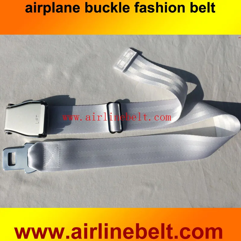

48 original authentical airplane aircraft seat belt buckle belt men fashion jeans pants strap free shipping gift for friends