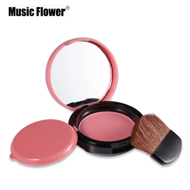 Музыкальные цветы 6 цветов Новый макияж минеральная пудра румяна палитра