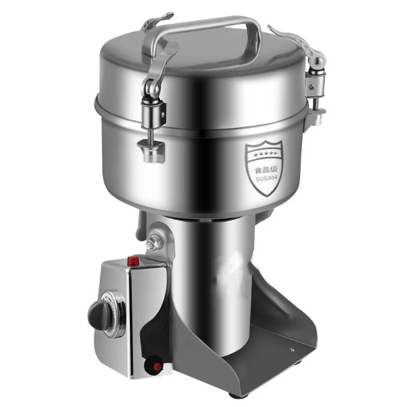 

2500g commercial grinder large Panax notoginseng mill ultra fine steel mill medicinal materials dry grinding beater 4500W 220v