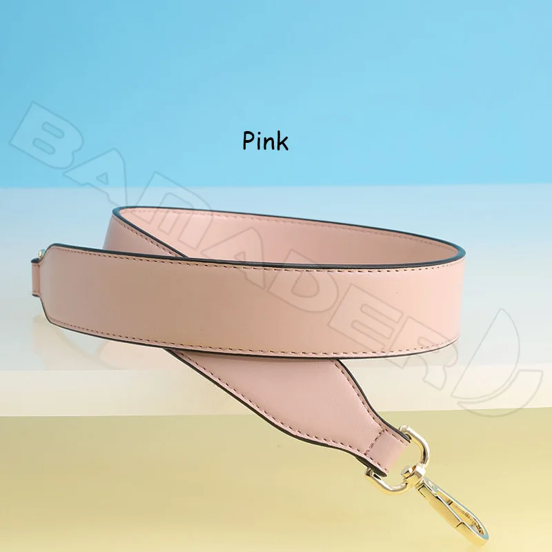 BAMADER, женская сумка, ремень для Кроссбоди, натуральная кожа, сумка на плечо, ремень, высококачественные детали для сумки, аксессуары, роскошный кожаный ремешок - Цвет: Pink