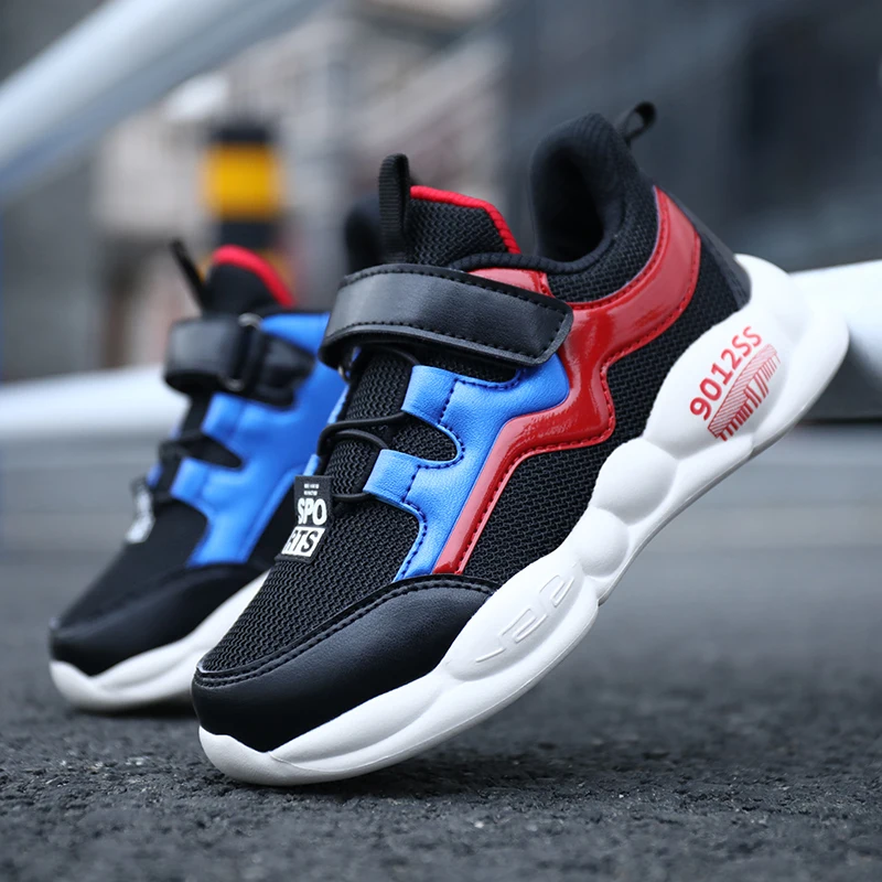 

ULKNN Boys sports shoes 2019 autumn new boy autumn shoes mesh casual running waterproof student sneakers size 28-38