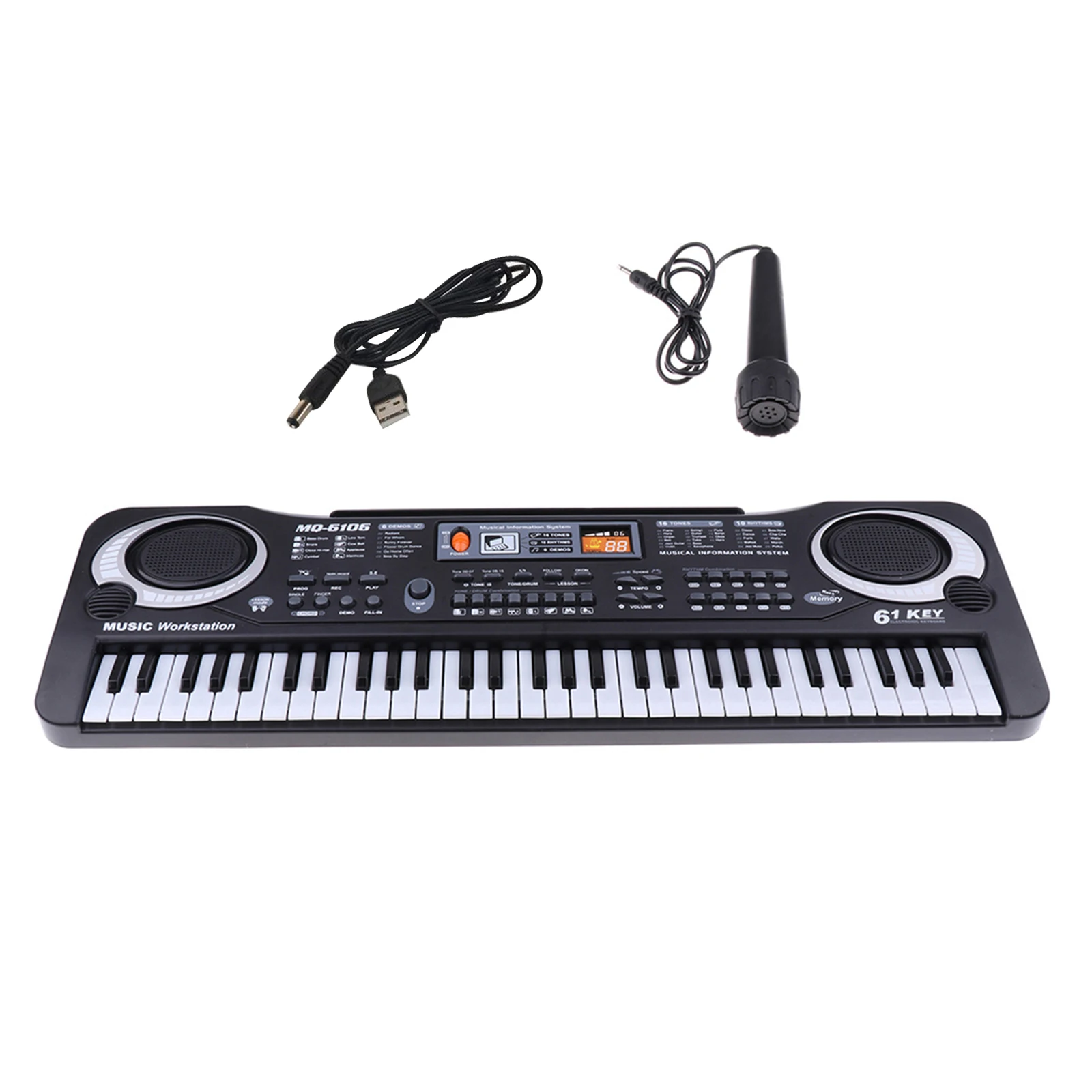 61 Keys Digital Music Electronic Keyboard Key Board Electric Piano Children Kids