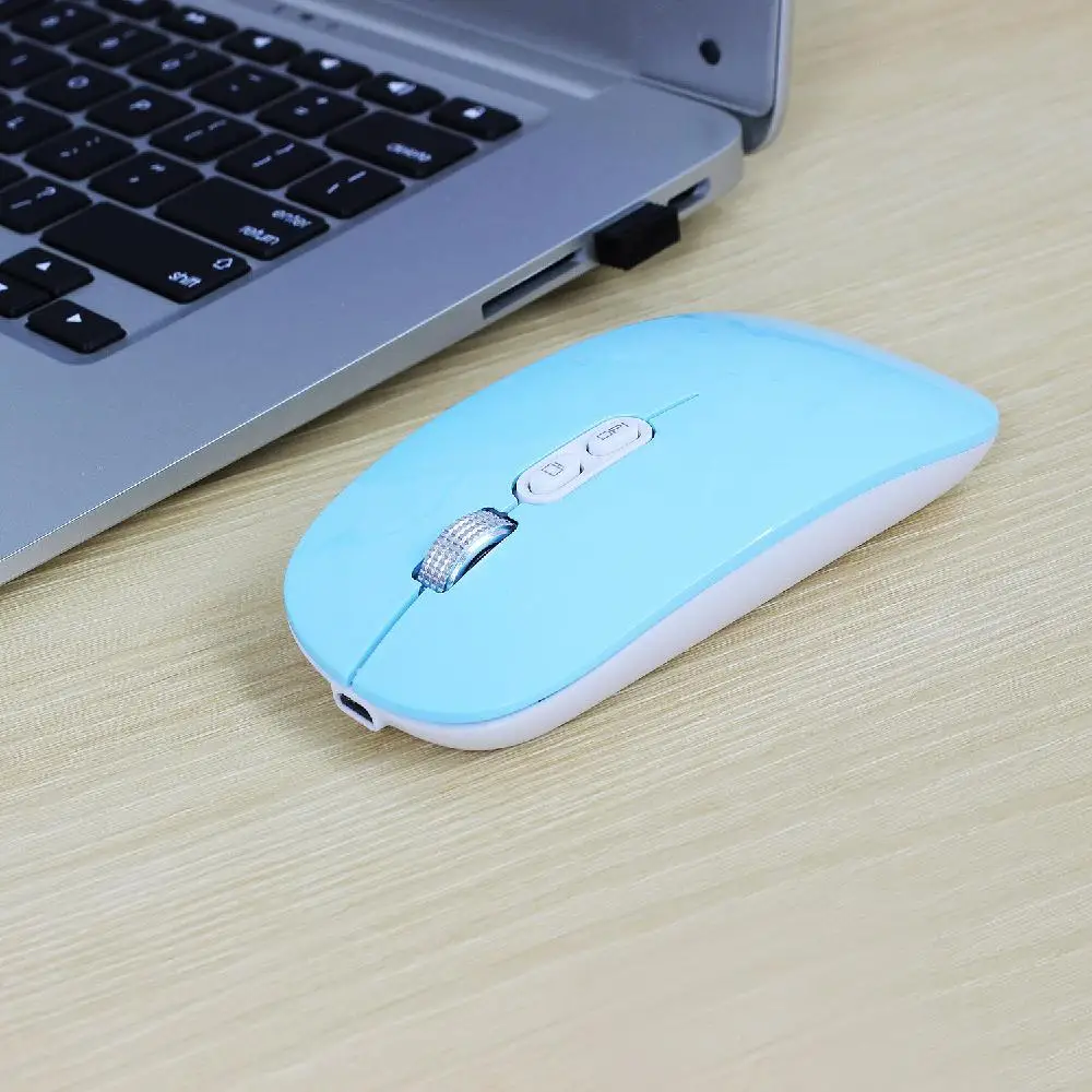 HobbyLane M103 перезаряжаемая беспроводная мышь Mute 1200 dpi 2,4G приемник встроенный литиевый аккумулятор офисная беспроводная мышь d35