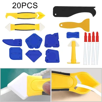

Silicone Sealant Spreader Spatula Scraper For Door Caulk Tool Kit Silicone Sealant Tool Window Caulking Finishing Sealant Grout