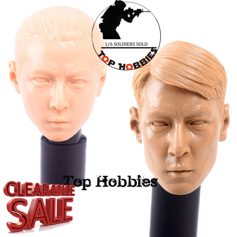 Игрушки 1/6 мужская форма Wu Yanzu голова лепка бесцветная художественная живопись