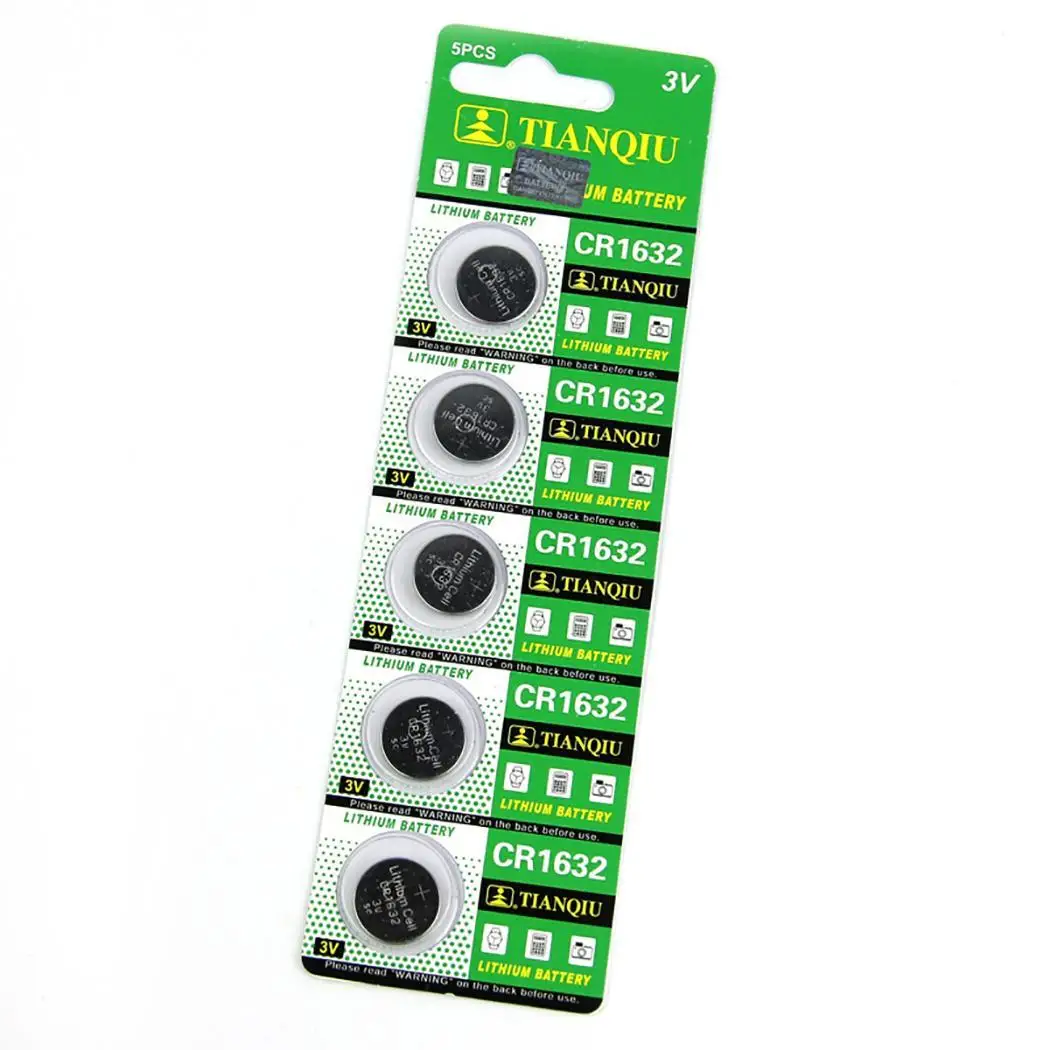 

5PCS 3V CR1620 CR1220 CR1616 CR1632 Alkaline Button Cell Coin Battery