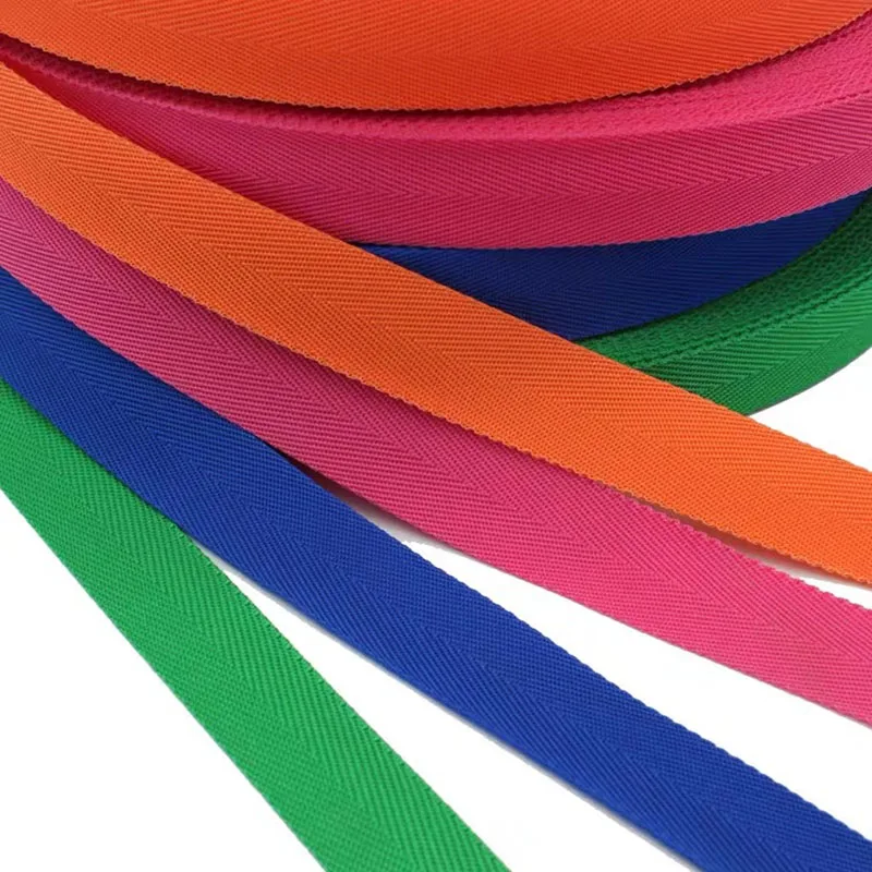 5 yards 22mm High Quality Strap Nylon Webbing Herringbone Pattern Knapsack Strapping Sewing Bag Belt Accessories
