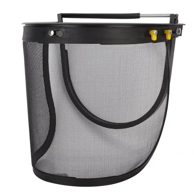 Fűnyírói Védő Sisak Teljes Háló Biztonsági Arcmaszk Pajzsmaszk Viztora Erdészeti Kertészeti Szemvédelem Új - Image 4